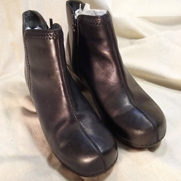 Dansko Scout Clog-Boots, Black Leather, Womens size 42 EUC, Booties - Picture 11 of 11